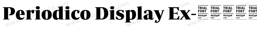 Periodico Display Ex字体转换